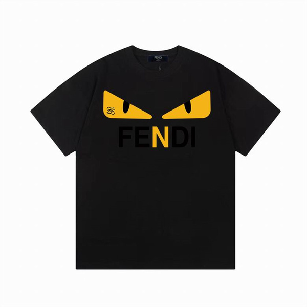 フェンディ スーパーコピー Ｔシャツ 100%コットン モンスター バグズアイ プリント FENDI 