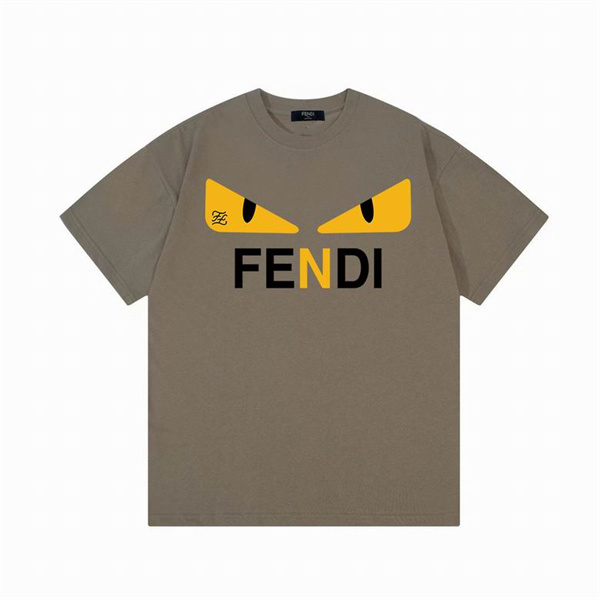 フェンディ スーパーコピー Ｔシャツ 100%コットン モンスター バグズアイ プリント FENDI 