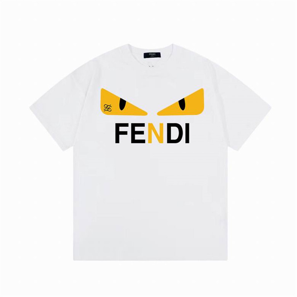 フェンディ スーパーコピー Ｔシャツ 100%コットン モンスター バグズアイ プリント FENDI 