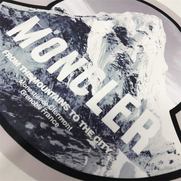 MONCLER コピー Ｔシャツ 雪山 ロゴ プリント柄 ユニセックス カジュアル 綿 プリント モンクレール