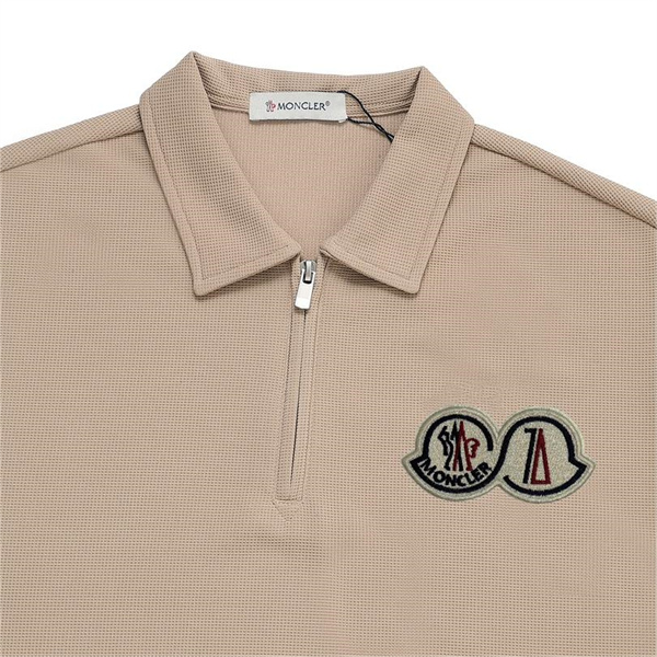 MONCLER コピー ポロシャツ ロゴ貼り付け ゆったり シンプル モンクレール 　　